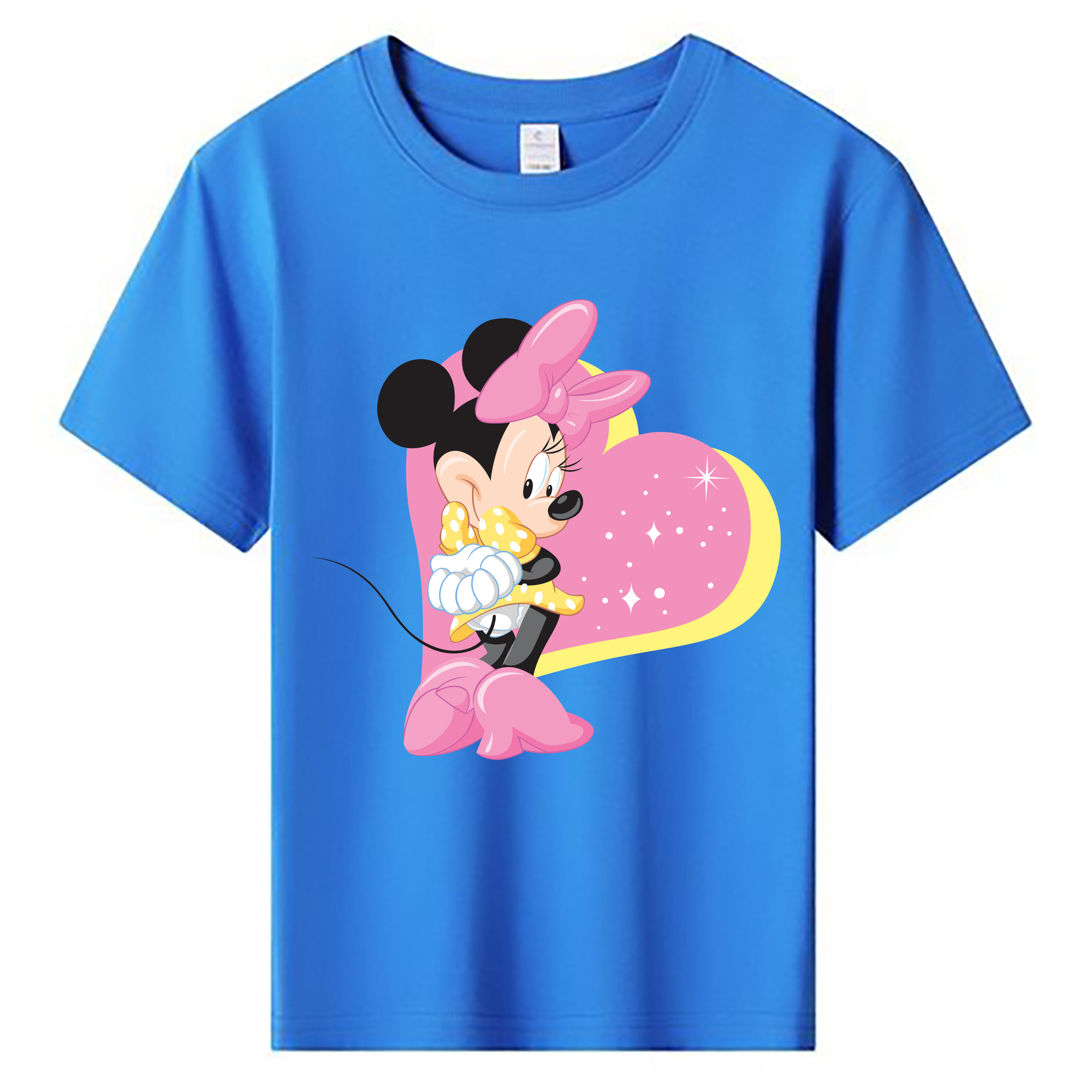 ミッキーマウス Mickey Mouse 綿100％キッズTシャツ（フロントプリント）